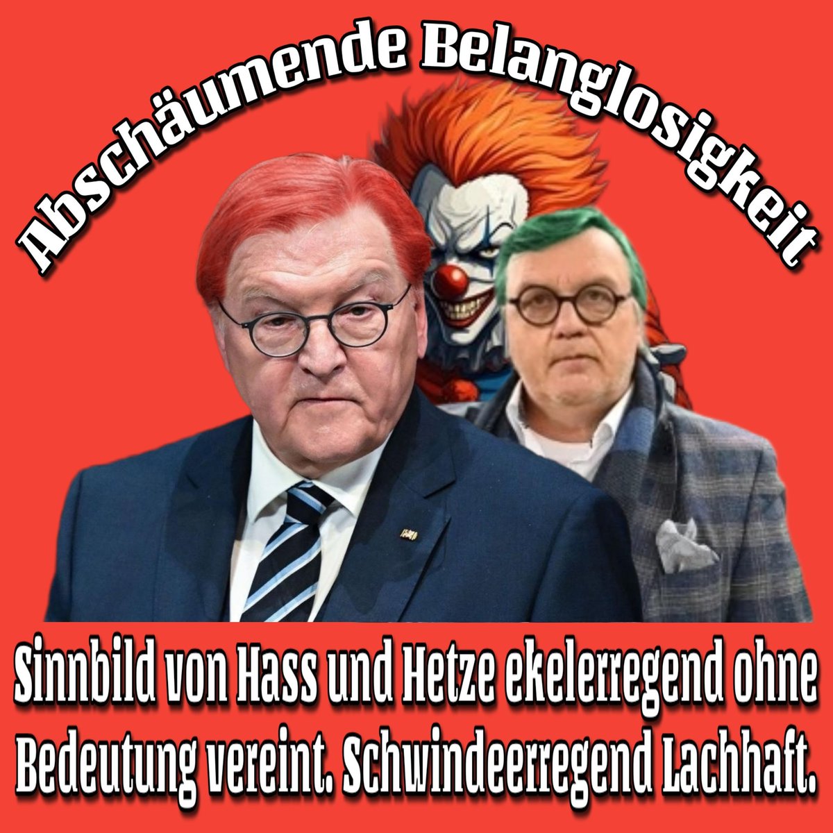 888 Der groteske Hofnarr der Spaltung: Hape Kerkeling, von Applaus zu Abscheu

Ach,  Hape Kerkeling, einst der strahlende Stern am Komikerhimmel, der das  Volk mit seinen Faxen zum Kichern brachte – heute nichts als ein  verbitterter Hetzer, der mit giftiger Zunge die