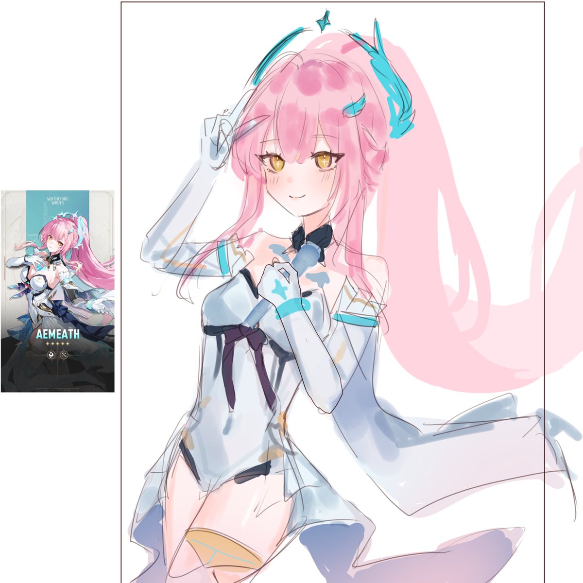 Ameath sketch from today's stream! c: 
#WutheringWaves #Aemeath