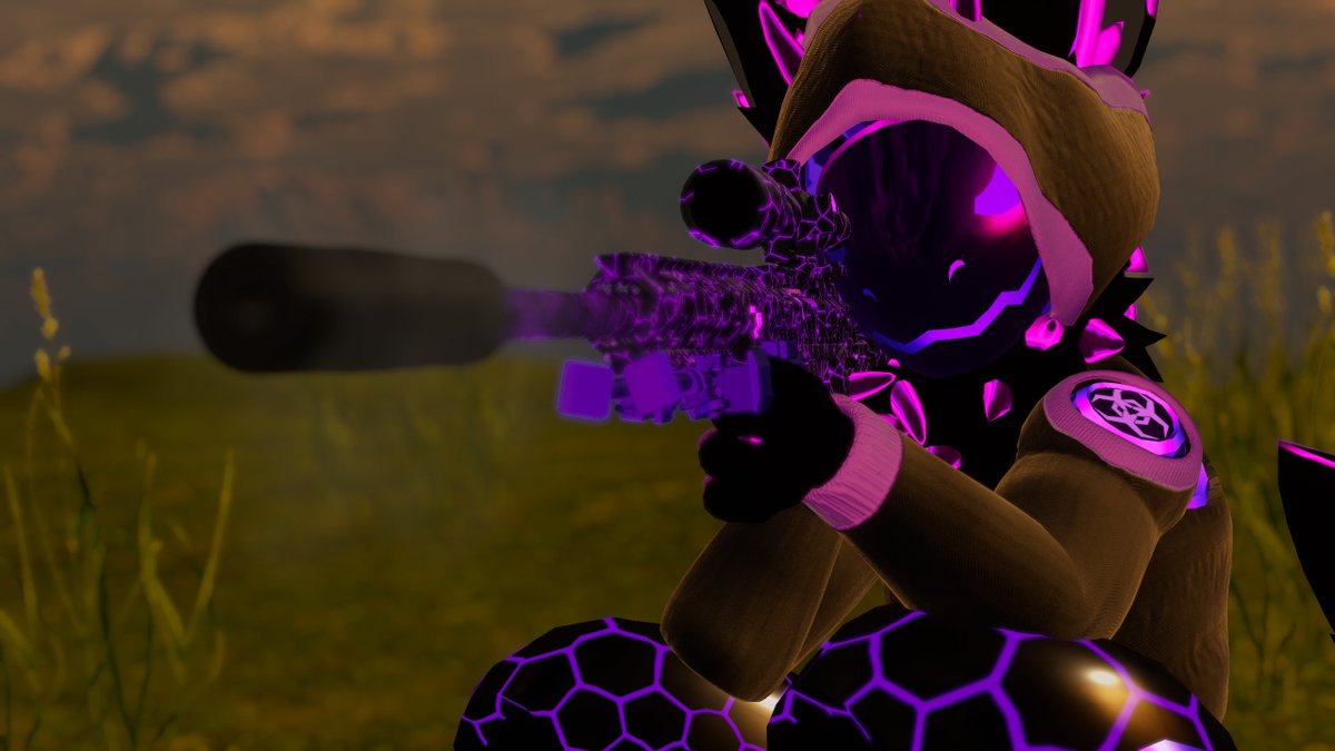 I've got you in my sights.
#VRChatPhotography #protogen #VRChat