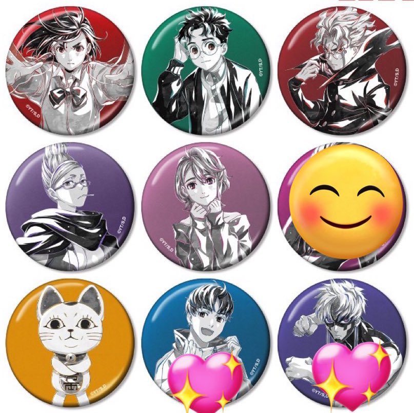 ダンダダン Ani-Art ブロマイド アクリルカード 缶バッジ 譲：オカルン