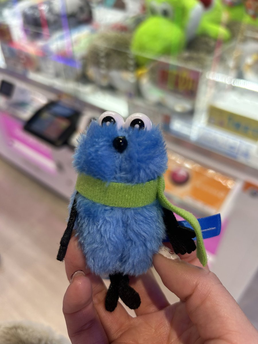 大阪のクレーンゲームでゲットしました
昆布マフラースンスン可愛い〜