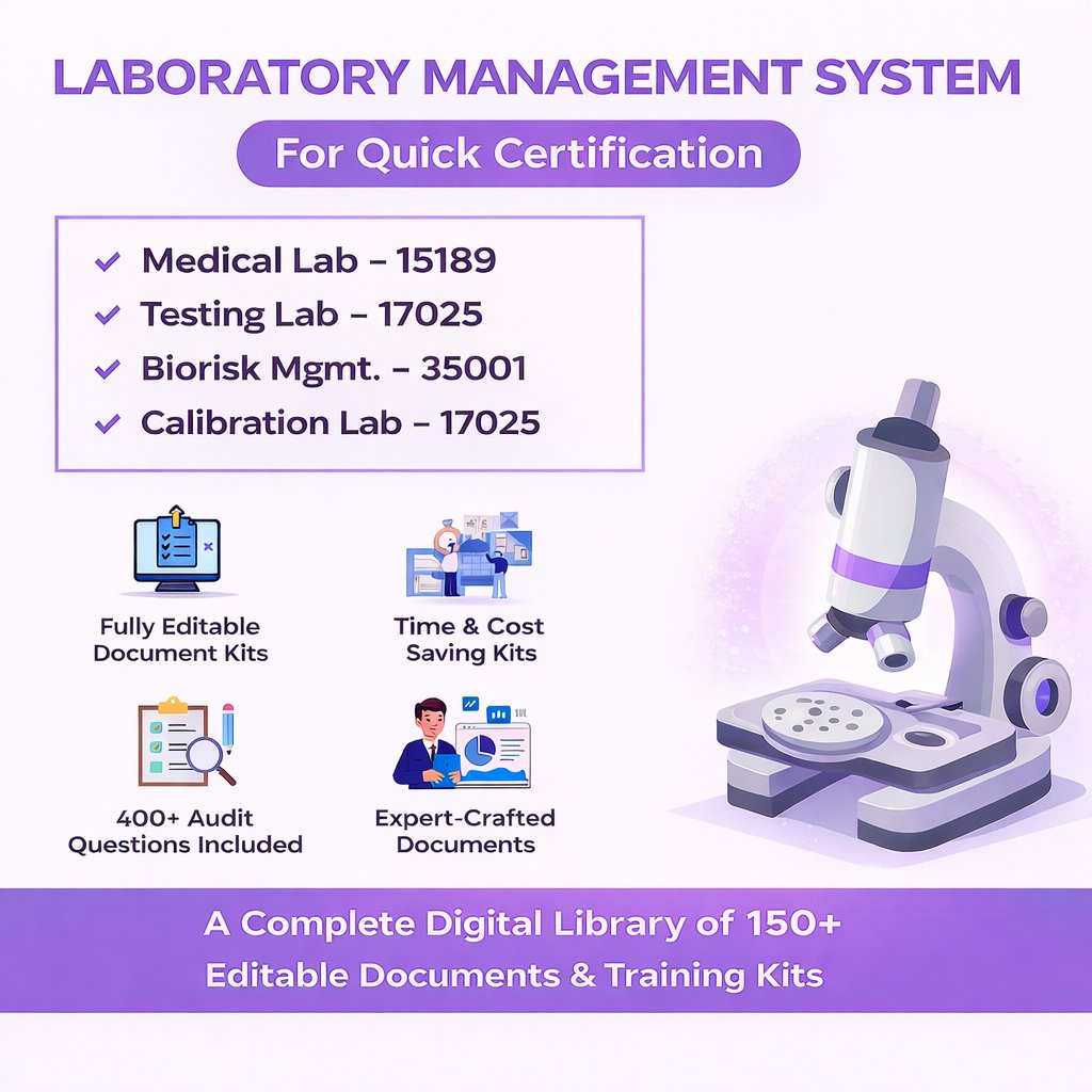 ISOconsult_GMG's tweet photo. Complete Laboratory Management System Documentation Kit for quick certification 🧪
ISO 17025 | ISO 15189 | ISO 35001 compliant.
#ISO17025 #ISO15189 #LabDocumentation #GlobalManagerGroup https://t.co/1yEl3K1pCn