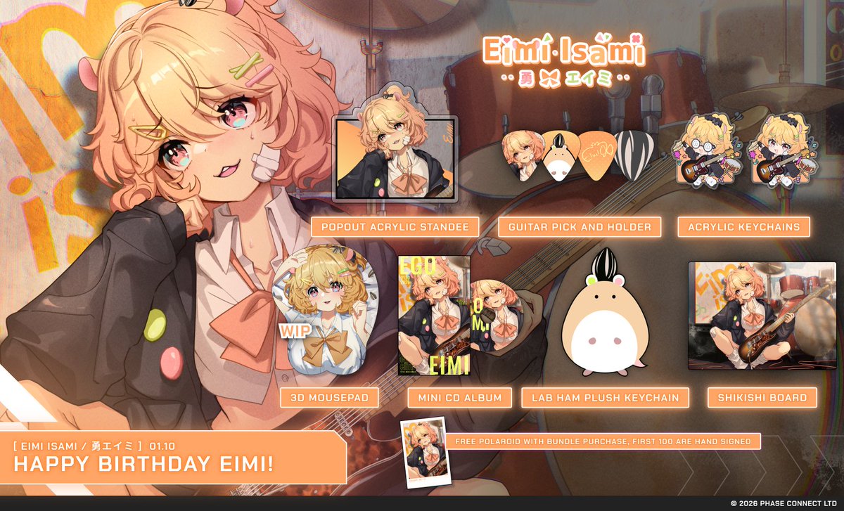 RT @phase_shop: 🎂 [Birthday Merch Pre-Order] 🎂 Happy Birthday