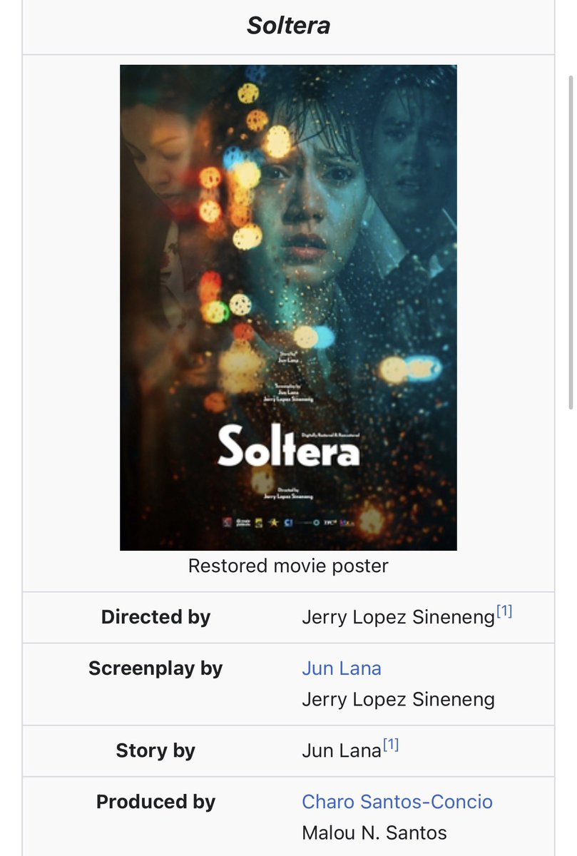 Soltera pala was a story written by direk Jun Lana. I just read this from wikipedia (so correct the website if it’s wrong). If this is true, I hope Inay and direk jun get to work again this year.

I liked Call Me Mother even without the comedy element.