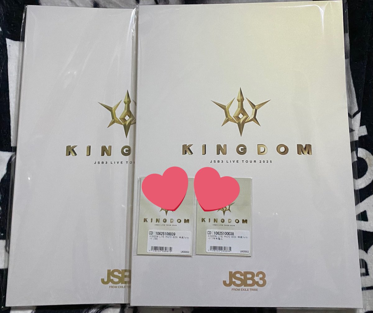 三代目 J SOUL BROTHERS KING DOMのLIVE PHOTO BOOK 届きました