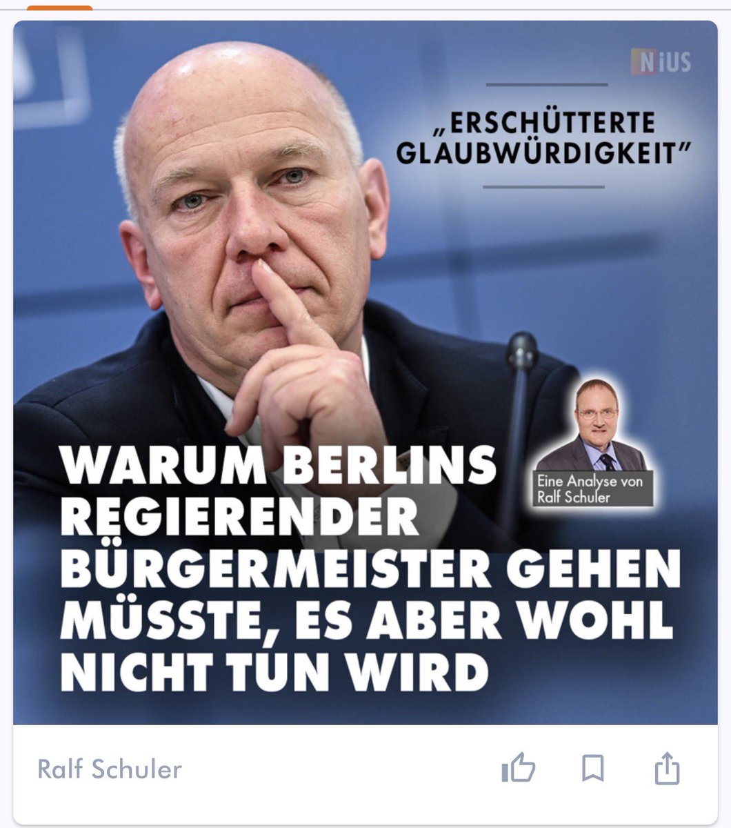 „Wer als Landesparteichef vor allem auf dem Gebiet der Intrige brilliert, die Junge Union trickreich ausbremsen will, für Enteignungspolitik und Regenbogen-Wahn zur Verfügung steht und mit den selbst geschaffenen Klüngeln jongliert, beraubt sich der Machtbasis, die jetzt hinter