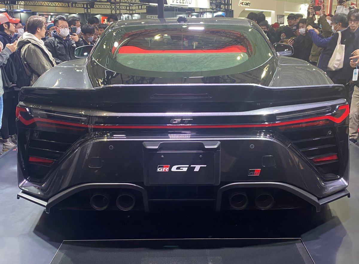 念願のGR GT見れた！めっちゃカッコいい！来年2027年には販売する予定らしいので上手くいって欲しいな
＃東京オートサロン