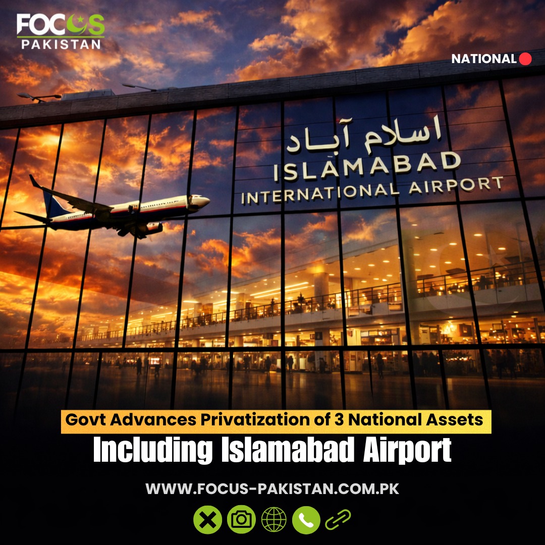 Focusp_official's tweet photo. The federal government moved one step ahead with its privatization agenda and decided to proceed further with the privatization of the New Islamabad International Airport.
https://t.co/rtRITOPBBU
#FocusPakistan #PrivatizationPlan #IslamabadAirport #HESCO #SEPCO #PowerSector https://t.co/dBN5xE8QqC