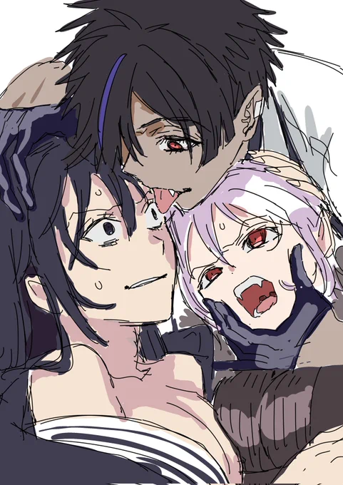 【Tips】 6巻の表紙案ラフ #僕の呪いの吸血姫