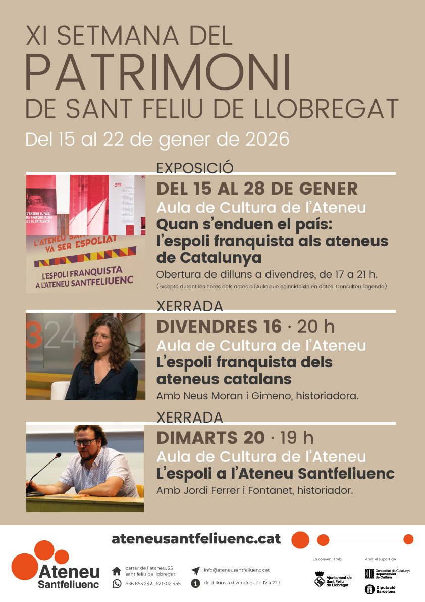 Ateneu Santfeliuenc (@ateneusf) on Twitter photo 