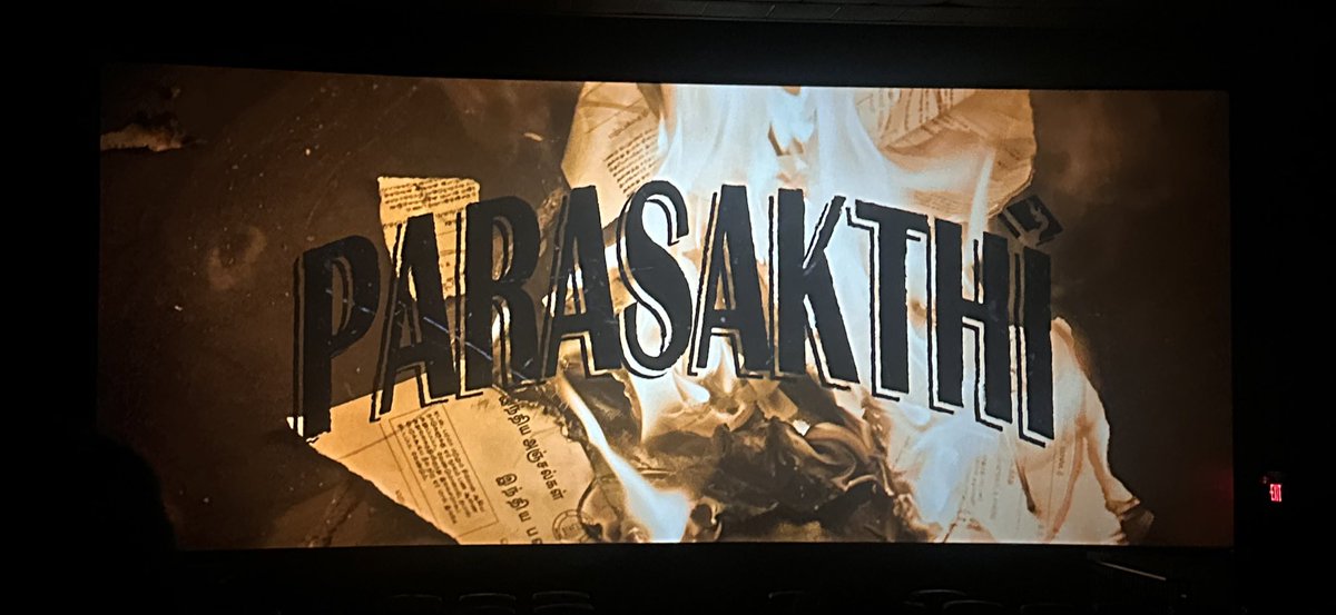 Monish_SuriyaFC's tweet photo. #Parasakthi was lit. Dialogues, making, quality of work &amp; screenplay were all so beautifully done. @Sudha_Kongara did it yet again in style! 🔥

SK justified the role completely, and it’s a much deserved 25th landmark for him 👏

தமிழ் தீ பரவட்டும் 🖤🔥 https://t.co/tuViOKjlIo