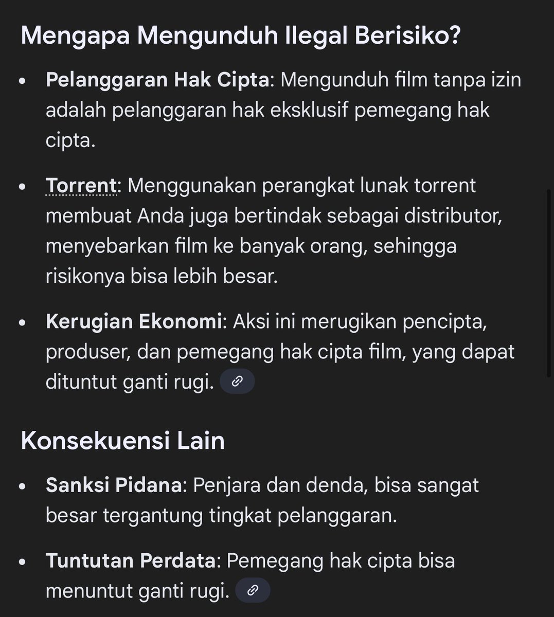 Padahal udah resmi di aplikasi netflix tapi malah di download diflasdisk 

Sumpah logika penegak hukum ini kok malah menyalahkan aturan uud.

Tanpa lo download kan itu video masih ada di aplikasi😭