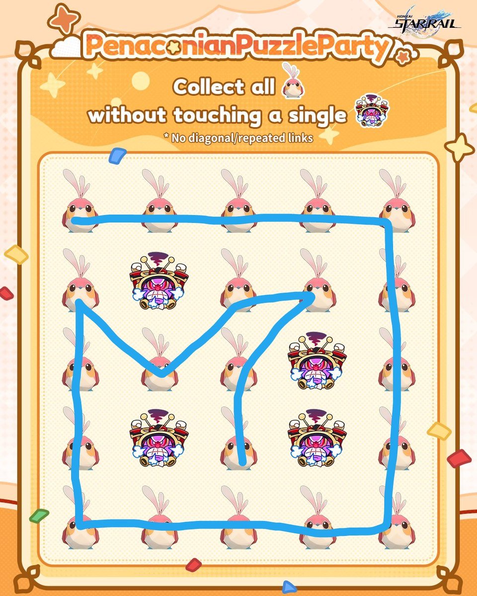 #PenaconianPuzzleParty
I make different from other lol🤣🤣🤣