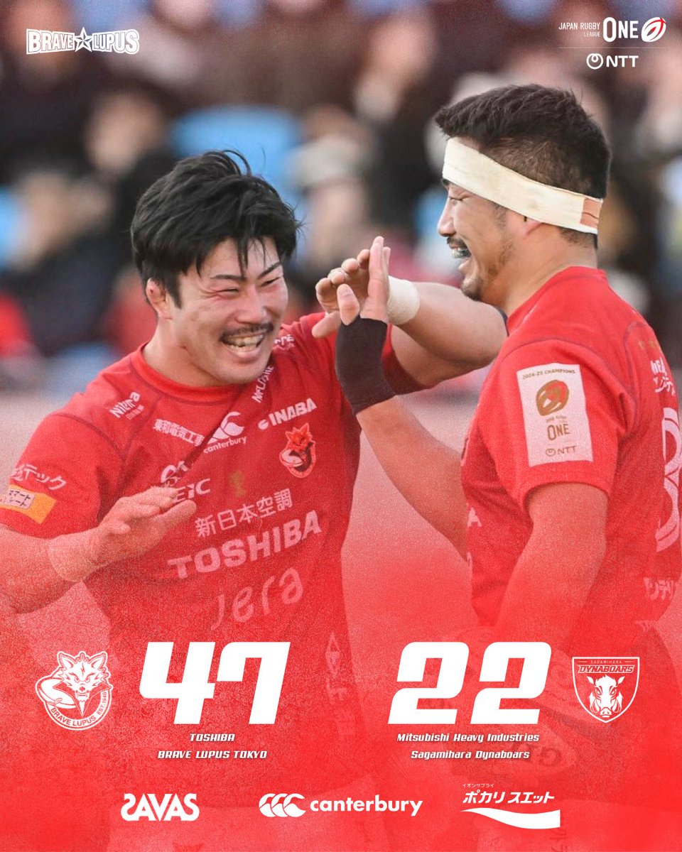 東芝ブレイブルーパス東京 (@bravelupus1048) / Highlights / X