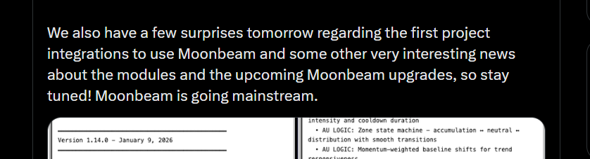 🚨 
Are you ready for this?
Something cool is coming, the dev announces it. 
time to enter or buy more $moon
<a href="/Moonbeam_SOL/">Moonbeam</a> 
moonbeamsol.com

Will be better than #snowball $snowball

📢The first project integrations to use #Moonbeam and some other very interesting news