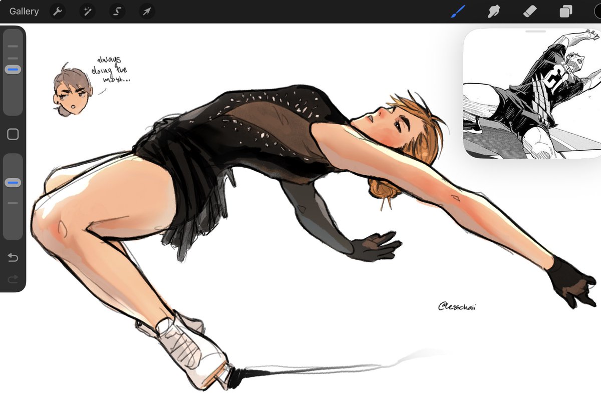 drawing while watching the championships !! #atsumu #haikyuu