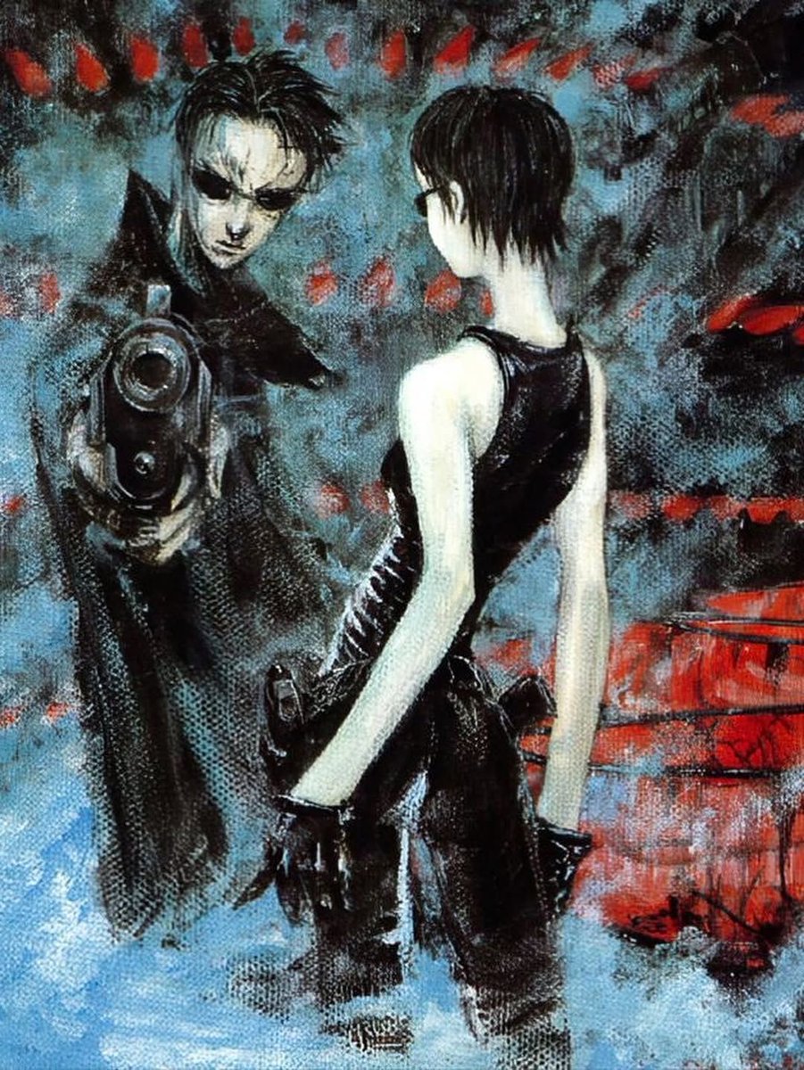 nostalgiaa's tweet photo. Cyberpunk art by Tsutomu Nihei https://t.co/m9WrQgc2jJ