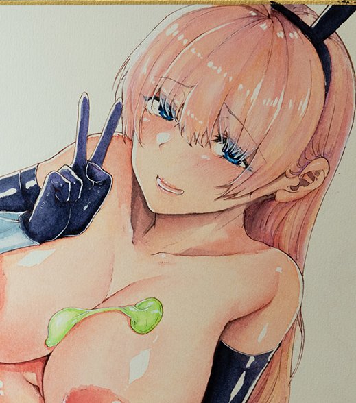 とらのあなで販売予定の色紙絵です 