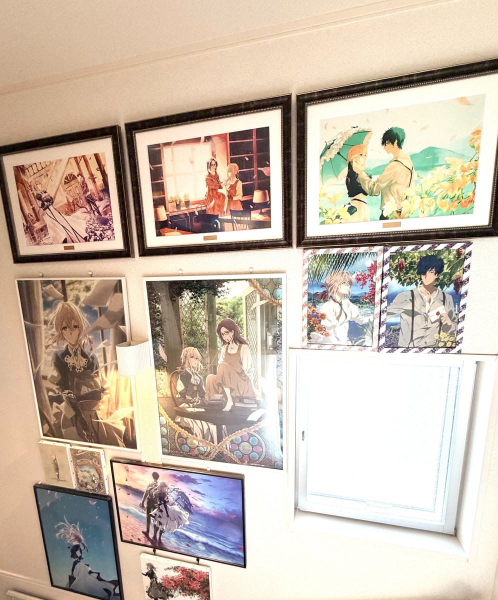 ヴァイオレット・エヴァーガーデン 額装アート「色景」シリーズ3部作