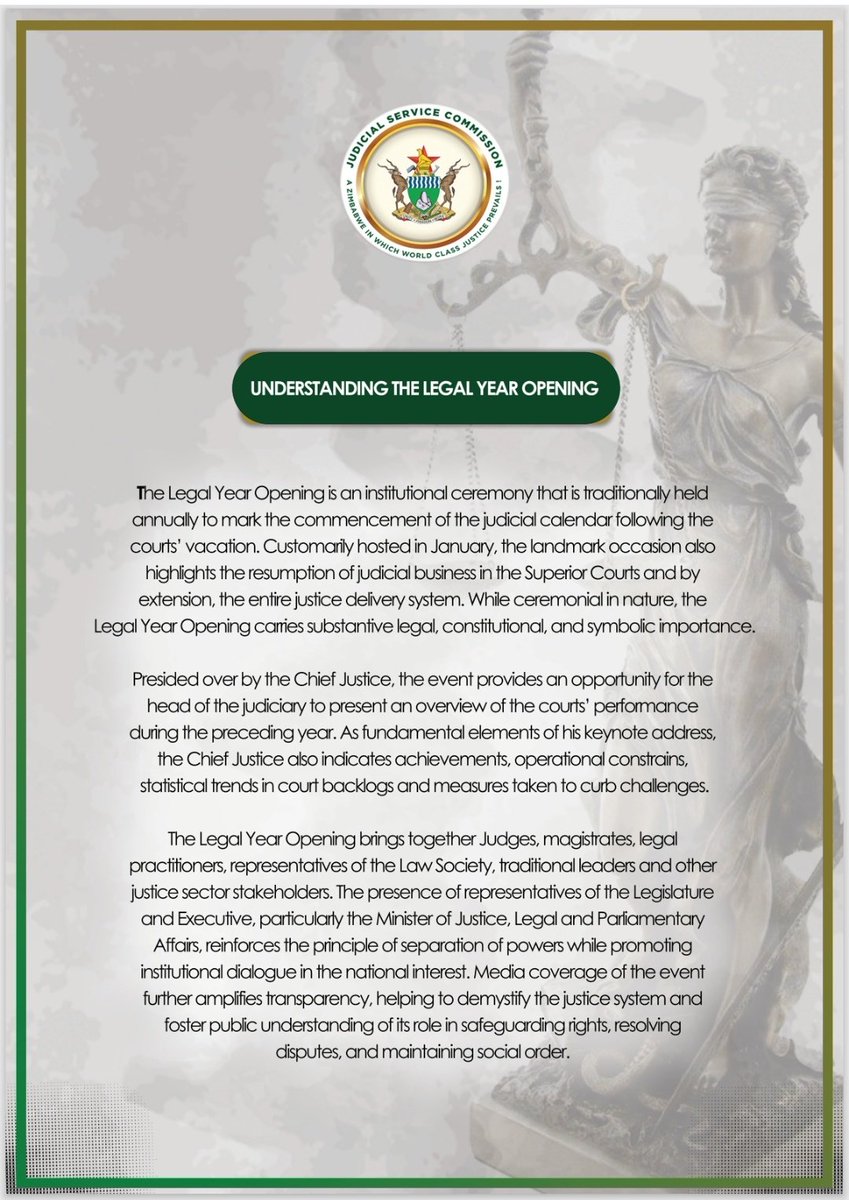 JSCZim's tweet photo. Understanding The Legal Year Opening https://t.co/mhTv6ksSH2