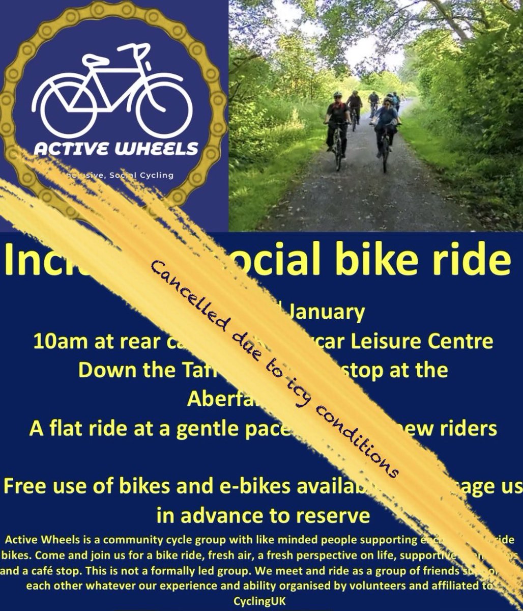 Active wheels Inclusive Social cycling tweet media