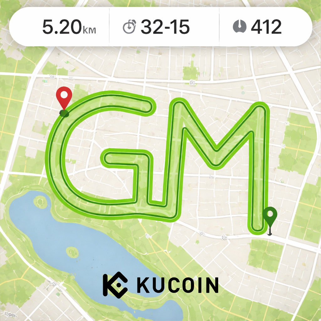 That feeling when your route says GM before the chart does #KuMorning 😌