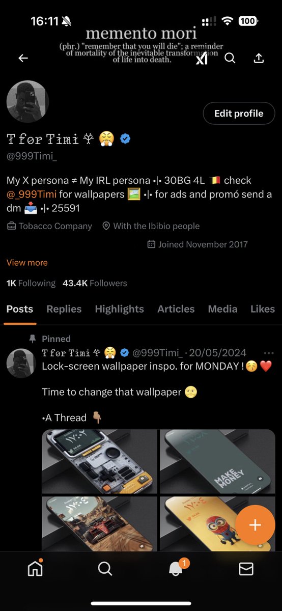 Timix999's tweet image. Hey guys, 

New account because the old one couldn’t handle me.

I’m following everyone back rn❤️🙏🏾