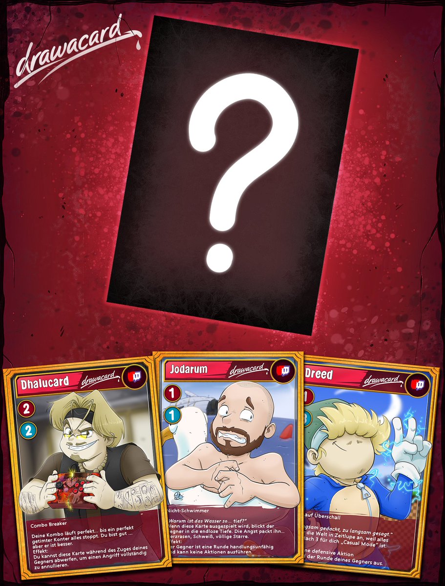NeoFeS's tweet photo. Heute kommt eine neue Karte. Wer könnte es sein? Und welche Karte gefällt euch bisher am besten? https://t.co/EXJoc2tbX4