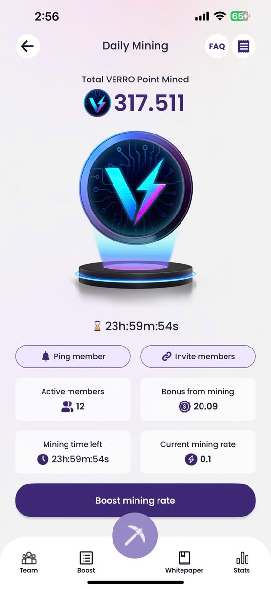 Verronetwork's tweet photo. ⚡️ CONSISTENCY IS KEY – SHOW YOUR PROGRESS!

📸 Drop a screenshot of your mining dashboard below! 👇👇👇

Every session counts, and every coin matters. How much Verro have you secured in your vault so far?

Your balance is the result of your daily commitment to the ecosystem. Let’s inspire one another by sharing our progress!

Let’s see the collective power of our Pioneers! 🚀🌐

#verro #pibridge #freemining #miningcoins #leader #taptomine