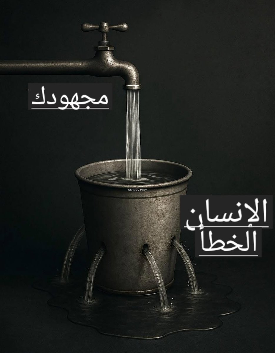 ما يحدث لمجهودك مع الإنسان الخطأ  ."