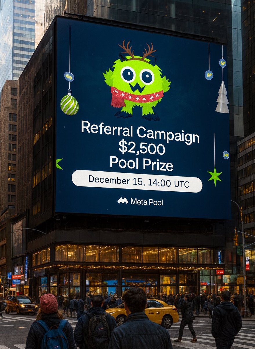 Blesilyns's tweet image. Big news guys! 

#MetaPool Referral Program just got more interesting 

I'm excited to inform you that $IP token is now LIVE in the @meta_pool Referral Program 🎉

This means you can now earn rewards when people stake $IP using your referral link.

💰 How it works

Earn 10 $mpDAO