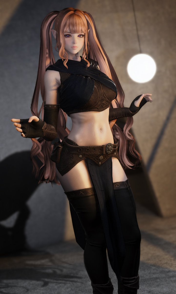 sacchantan's tweet image. Obi's Zamorian Thief Armor☺️
#SkyrimSE