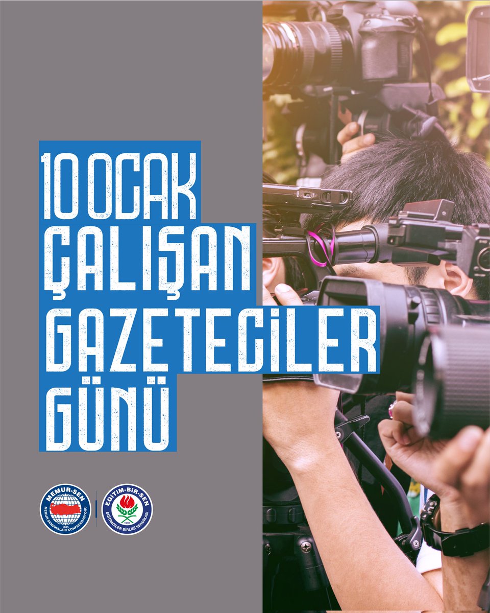 Zor koşullara rağmen hakikatin izini süren, kamuoyunun doğru ve güvenilir bilgiye ulaşması için fedakarca görev yapan tüm basın emekçilerinin 10 Ocak Çalışan Gazeteciler Günü’nü kutluyoruz.

Toplumların hafızasını oluşturup diri tutan, adaletin ve vicdanın sesi olmak