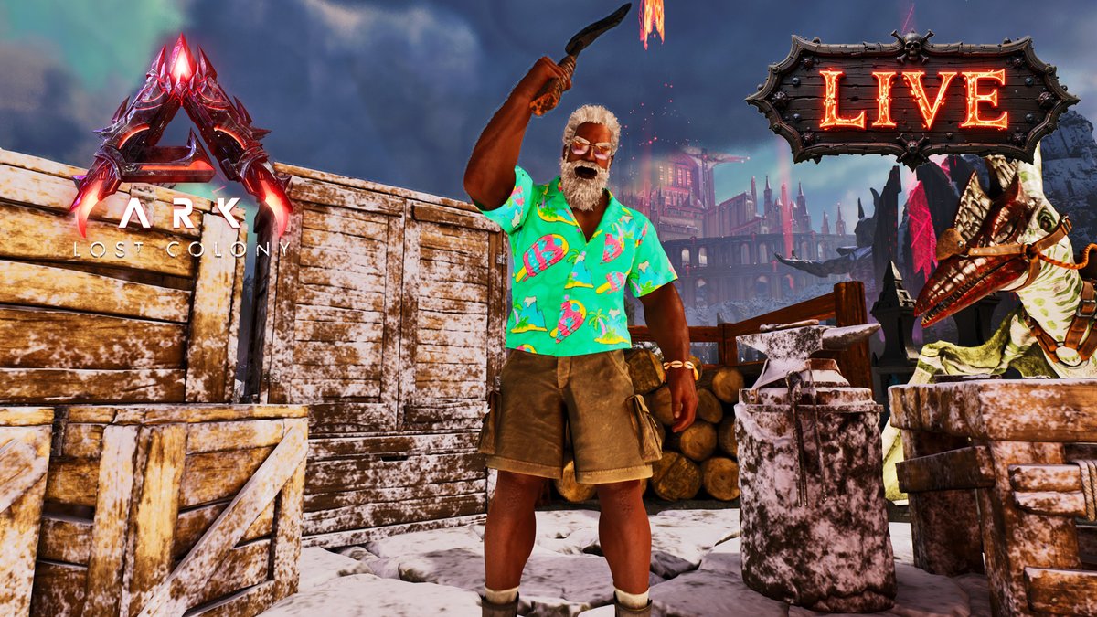 No more hiding!

Tonight we move to our forever base, tame the utility crew, and start putting roots down in Lost Colony ❄️🦇🍺

Live now → youtube.com/live/QtkFHDfXW…

#ArkSurvivalAscended #playARK