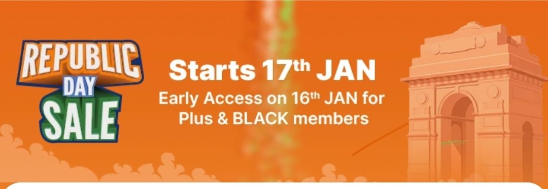 SumanTechX's tweet photo. ๐ฎ๐ณ Republic Day Sale is LIVE! ๐๏ธ๐ฅ
โฐ Starts: 17th Jan
โก Early Access: 16th Jan
๐ Exclusive for Plus & BLACK Members
Big deals, big savings & desi vibes!
Donโt miss out ๐ฅ
#2026year
#RepublicDaySale #EarlyAccess #PlusMembers #TechMembers #sumantechx #ShoppingTime ๐ฎ๐ณโจ https://t.co/M07ylwYbz0