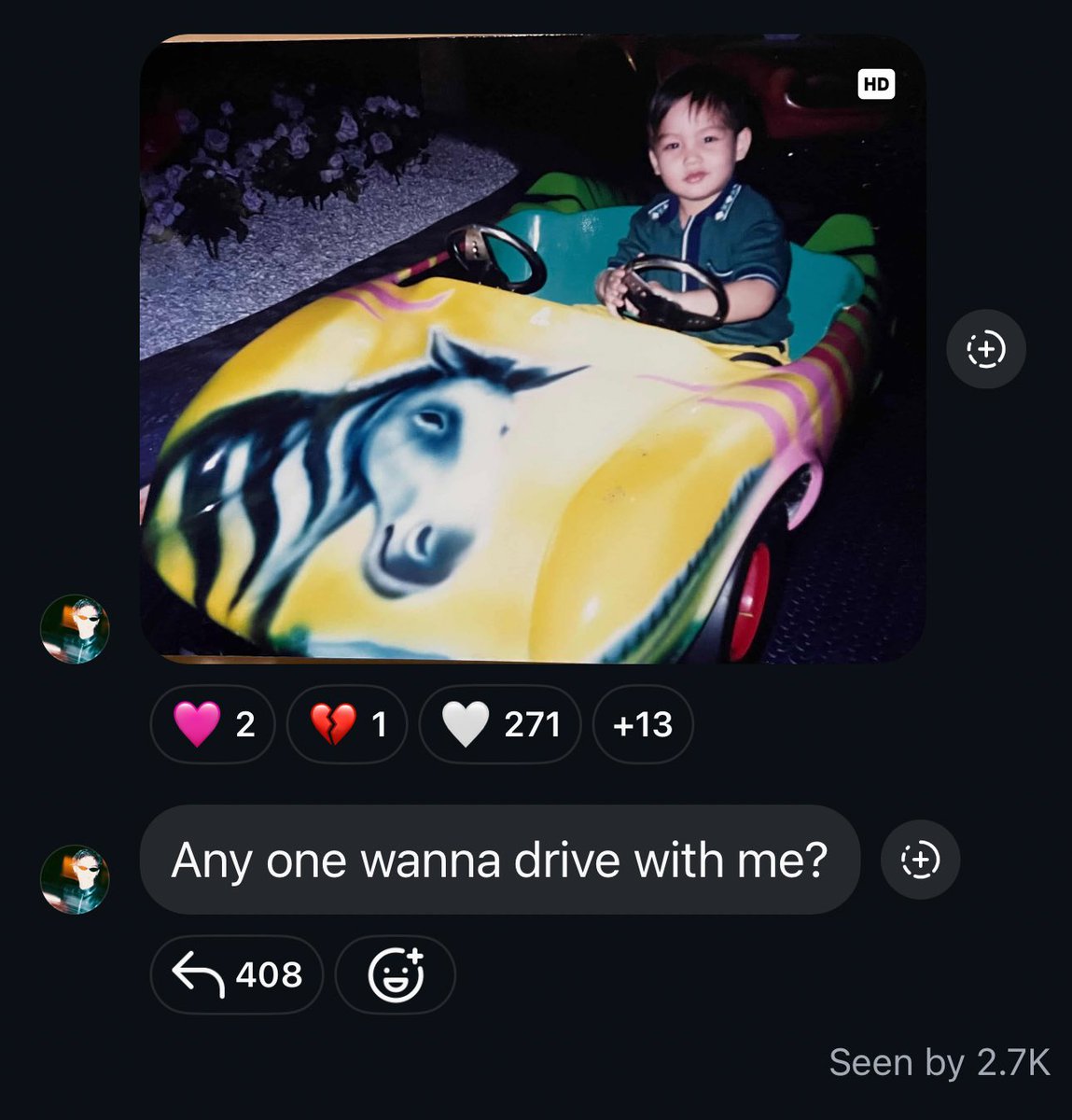 tamako_bbr's tweet photo. "Any one wanna drive with me?"
me๐๐ปโโ๏ธ๐๐ปโโ๏ธ๐๐ปโโ๏ธ๐๐ปโโ๏ธ๐๐ปโโ๏ธ๐๐ปโโ๏ธ๐๐ปโโ๏ธ๐๐ปโโ๏ธ๐๐ปโโ๏ธ๐๐ปโโ๏ธ๐๐ปโโ๏ธ
bright broadcast channel
#bbrightvc @bbrightvc #brights https://t.co/othgVjuFeO
