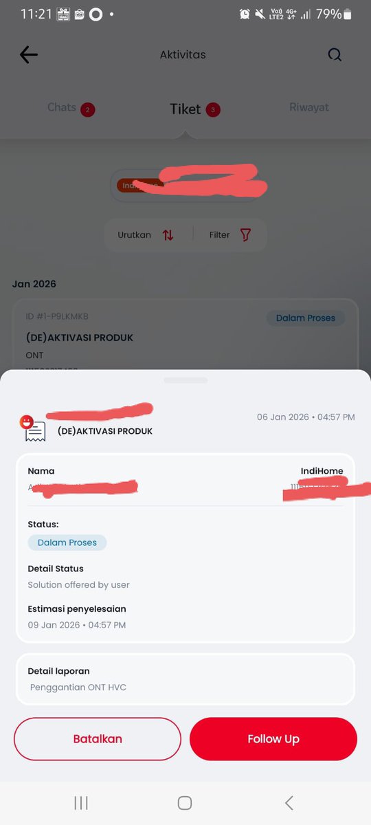 2literairputih's tweet photo. @Telkomsel @IndiHome ga ada yg bisa kalian lakukan? https://t.co/TWlApB7TME