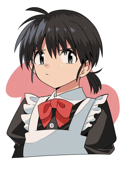 ちょっとむかしの感じの絵柄で描いたやつ