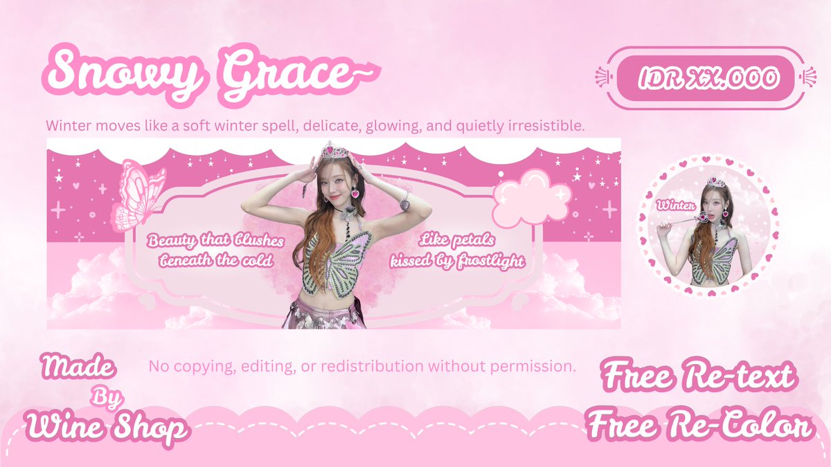 12kissm34's tweet image. reposts are appreciated! 🪄

halo, aku wine. aku baru banget jadi ba edit dan layout nih. tolong bantu ospek kedua anakku yuk! semisal ada kemiripan atau belum aman, boleh chat baik baik yaa. thanks in advance! 🐘🤍

t. #zonauang #zonaba