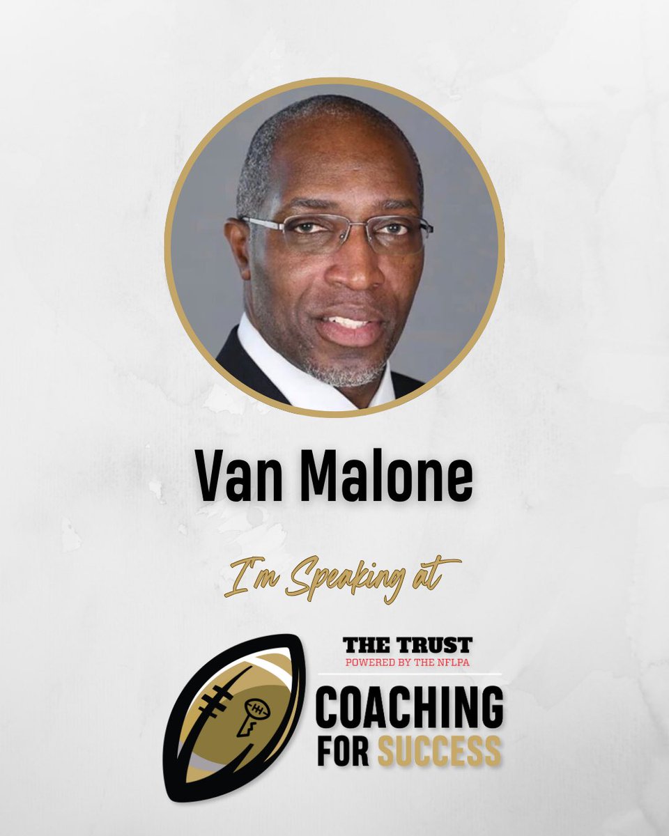 VanBMalone3rd's tweet photo. Excited to spend time at @WeAreAFCA convention w current and former players who have a passion for coaching. #BeTheChangeSeeTheChange https://t.co/uS8ogElWib