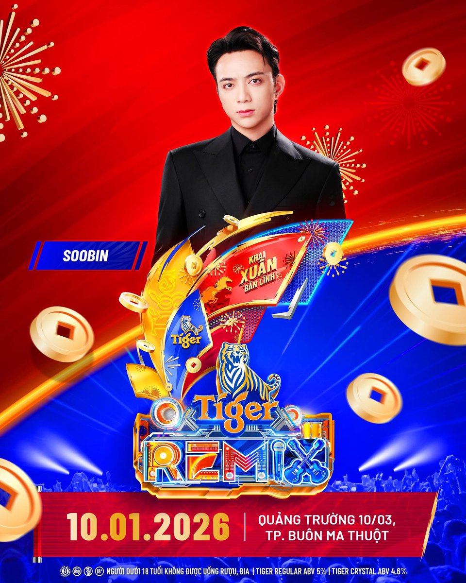 GiangPate's tweet photo. Chờ tối nay nha!

#SOOBIN
#Tigerbeer
#TigerRemix
#KhaiXuanBanLinh
#SanLocBanLinh
#SOOBINxTigerRemix https://t.co/EejoYajatV
