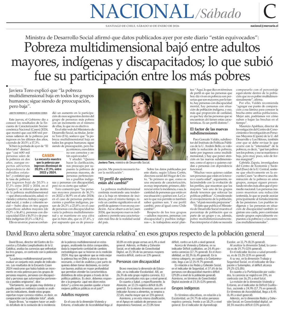 ElMer se ve obligado a rectificar información equivocada sobre cifras de pobreza publicada ayer en portada del Cuerpo C.
No, no hay editorial, ni cartas al director, ni nada más tras la polémica de ayer.