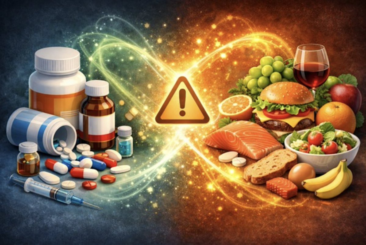 Léky nefungují izolovaně. To, co jíte a pijete, může jejich účinek zásadně změnit.
Výborný blog lékaře o interakcích léků a potravin. Doporučuji i jako vystudovaná farmaceutka: 
stefajir.cz/potraviny-a-le…