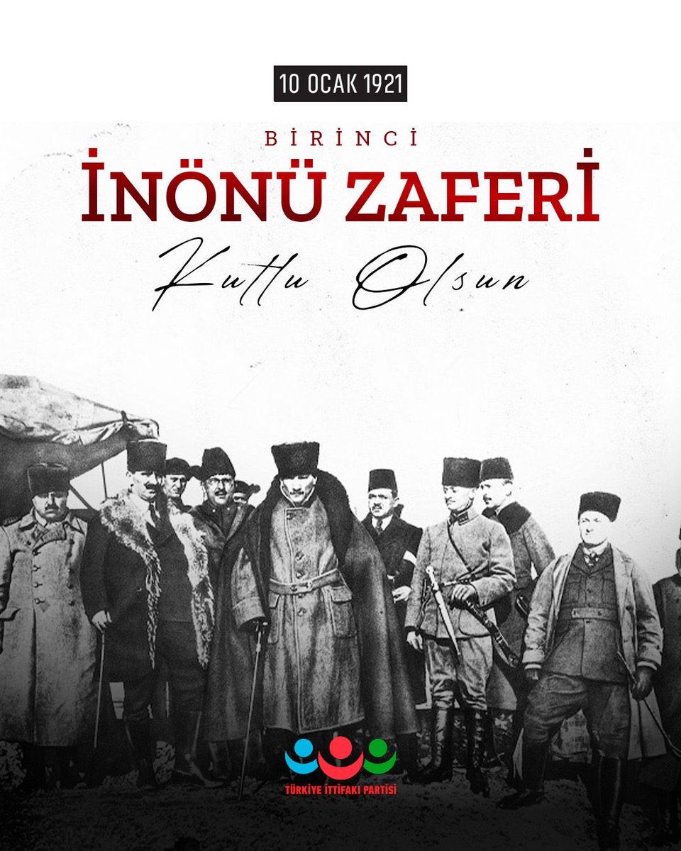 I. İnönü Zaferi, yalnızca bir cephe başarısı değil; milletin iradesinin, direncinin ve bağımsızlık kararlılığının tarihe kazınmış ifadesidir. Saygıyla anıyoruz.