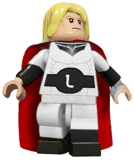 JoptimusConvoyP's tweet image. When I was I kid, I made this one Lego OC named "The Great and Powerful Lewis" who was essentially just Sentry before I even knew who that was 

No secret identity btw,  just "Lewis"😭

The minifig is lost somewhere in my house but here's a mockup of roughly what he looked like