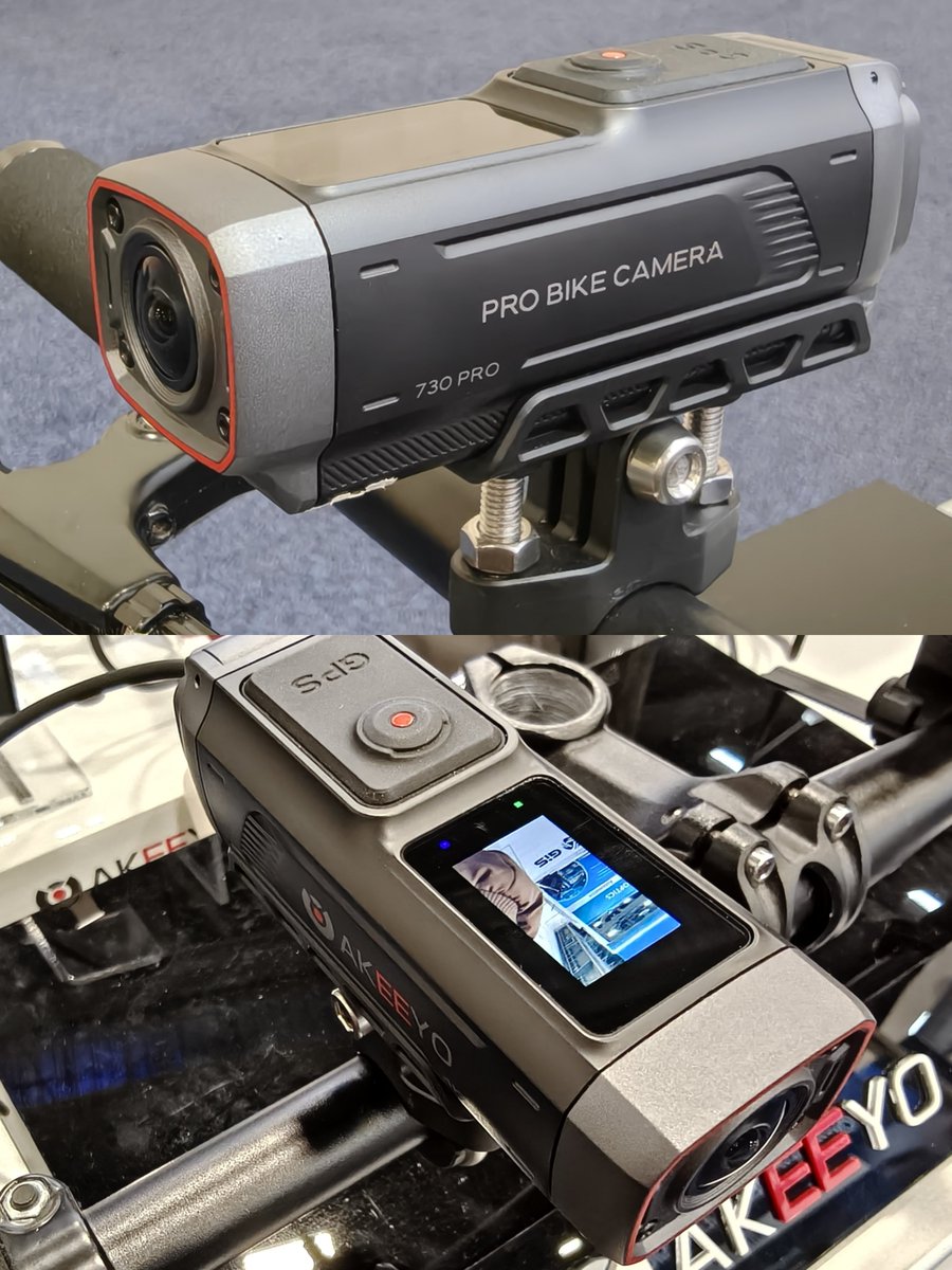 akeeyojp's tweet photo. ついに公開！CES 2026で話題のAKEEYOニューモデル✨

✅ 730 PRO GPS内蔵に加え、タッチパネルで見やすさ・操作性が劇的アップ⤴️ ストレスフリーな使い心地を実現しました。

✅ NV-X2 暗闇を制する次世代ナイトビジョン。

日本での発売時期など、続報を絶対にお見逃しなく！🔔
#AKEEYO #CES2026 #ドライブレコーダー #安全運転 #展示会 #新���品