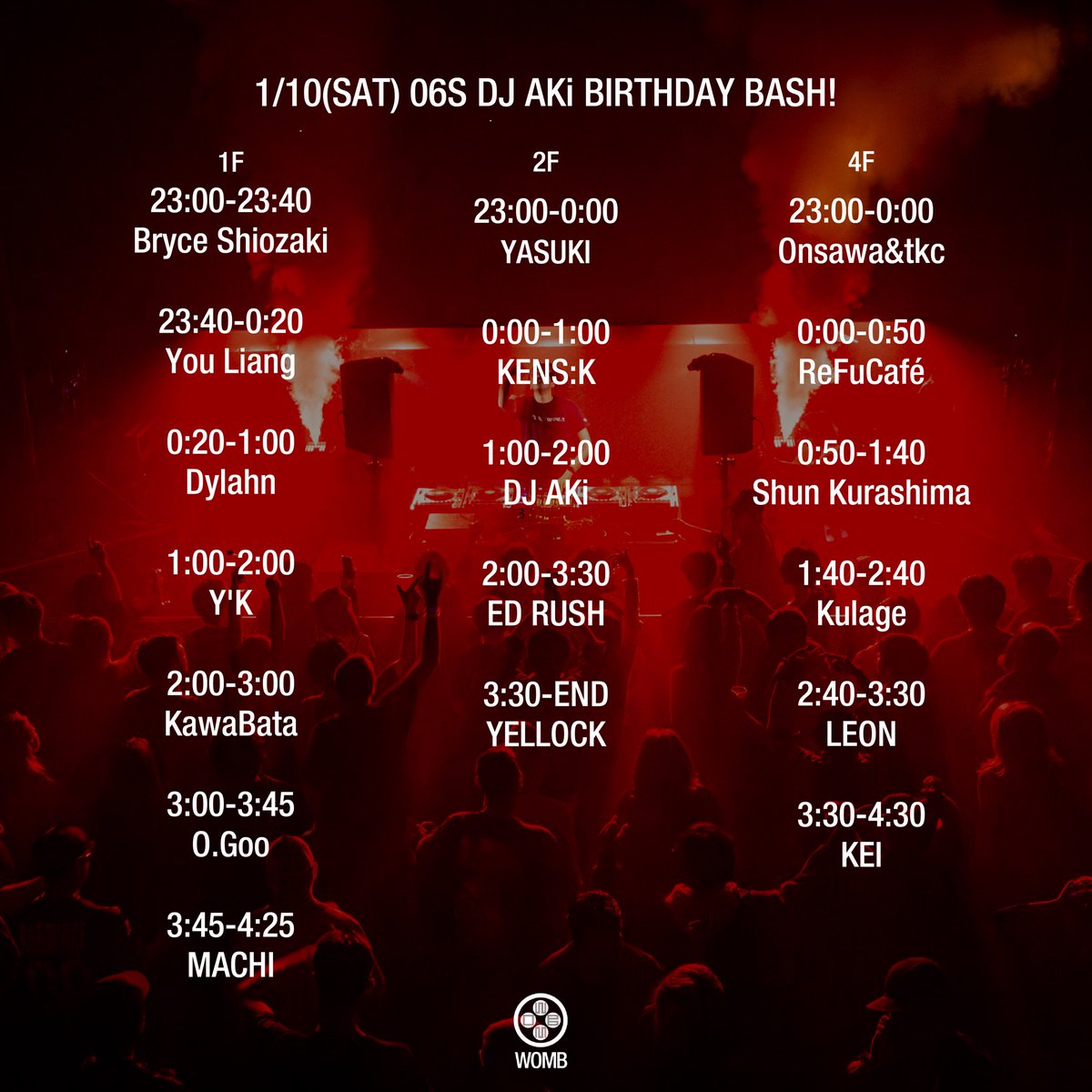 WOMB official tweet media