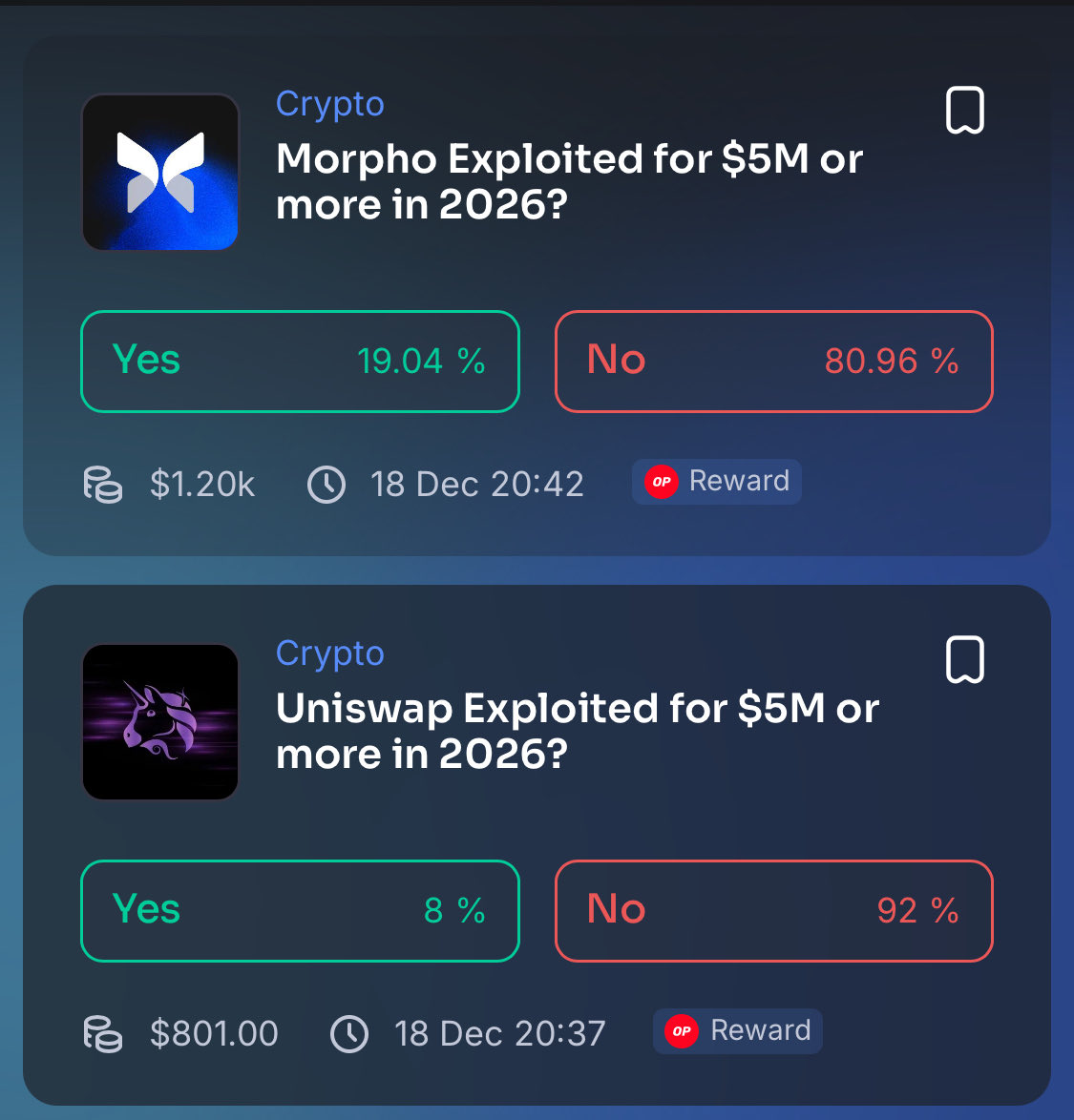 ✓✓ on the first two. Hacks in 2026 for >$10M, >$25M, >$50M, >$100M, and  >$1B But should we also do more individual protocols? Currently we have  ones for Uniswap, Aave, and Morpho.