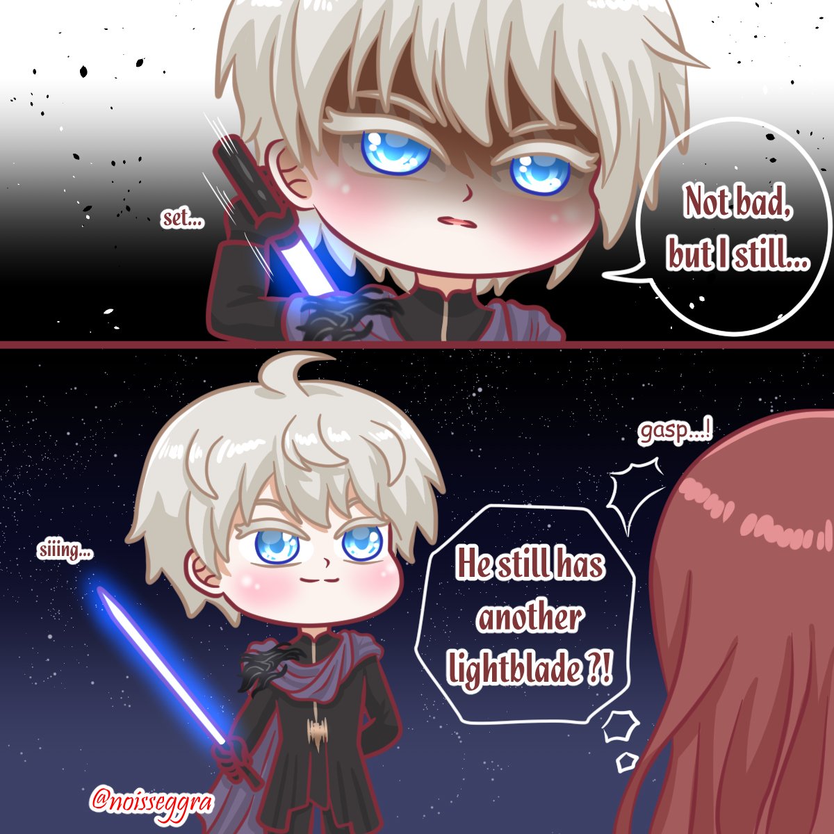Kai_Noisseggra's tweet photo. I want his lightblade too, MC 👁🫦👁
.
.
.
#lndsea #LoveandDeepspace #LADSCosmicVerse #noisseggra #xavier #lightblade #noisseggra_art #noisseggra_lads #MC #cute #chibi #seiya https://t.co/zS47f30nnL