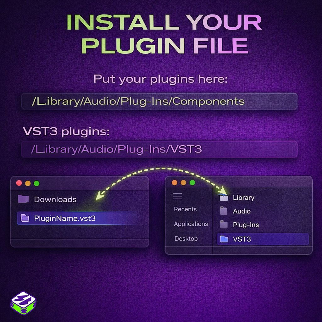 sidebrain's tweet image. Since Apple added an automatic block quarantine for plugins from unidentified developers it can be a bit tricky to install and load free plugins in your DAW.

Here is a step by step

#freeplugins #daw #ableton